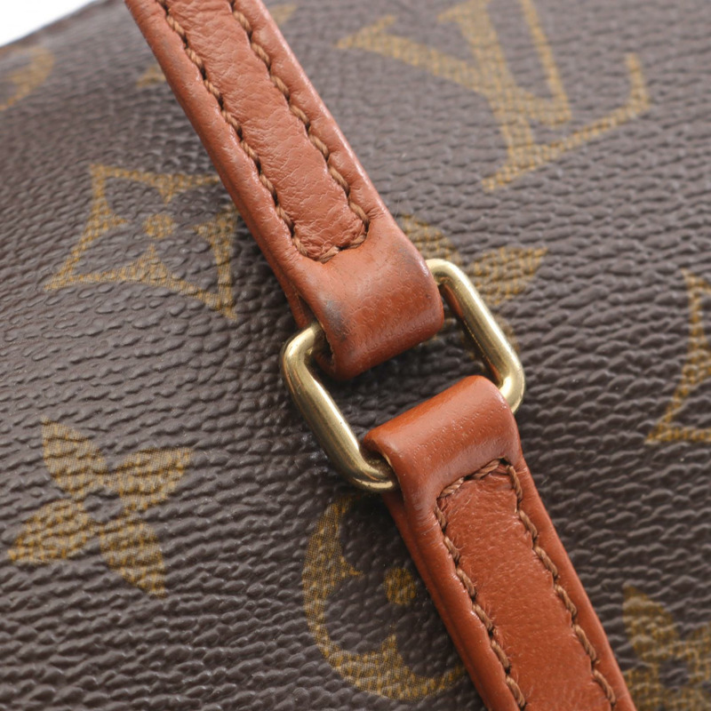 路易威登 Papillon 26 舊式單肩背包 M51366 Monogram 棕色皮革-5