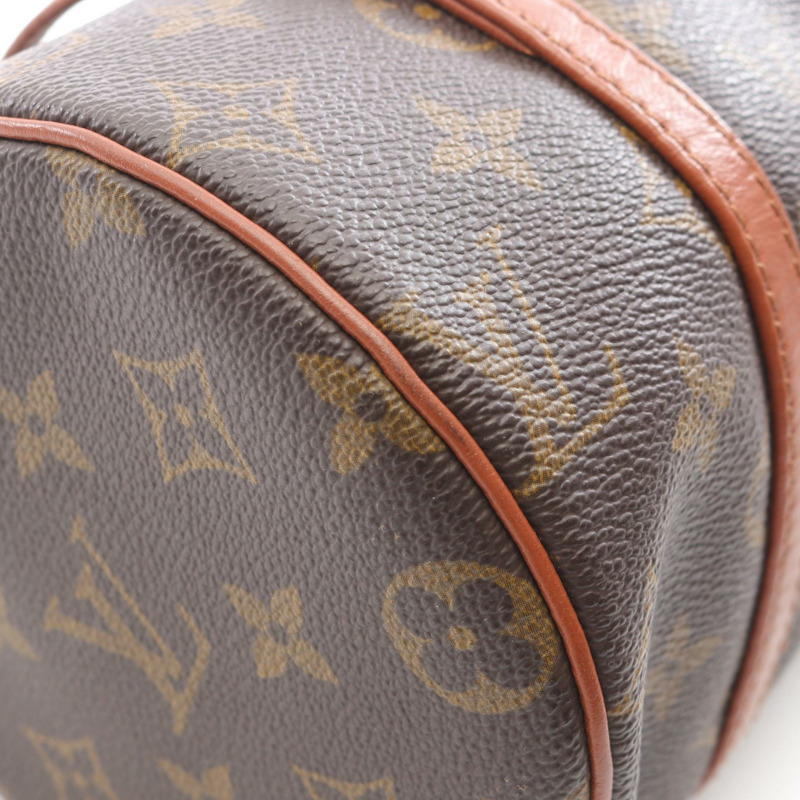 路易威登 Papillon 26 舊式單肩背包 M51366 Monogram 棕色皮革-7