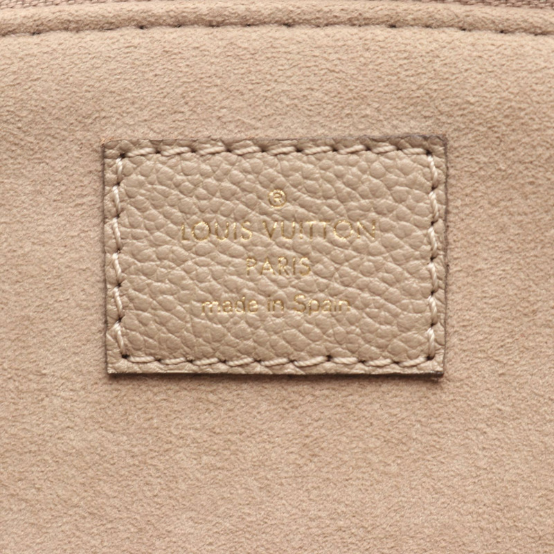 路易威登 Petit Palais PM 斜背包手提包 M58914 Monogram empreinte 米色-3