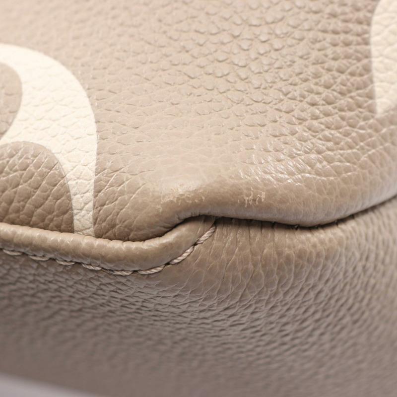 路易威登 Petit Palais PM 斜背包手提包 M58914 Monogram empreinte 米色-6