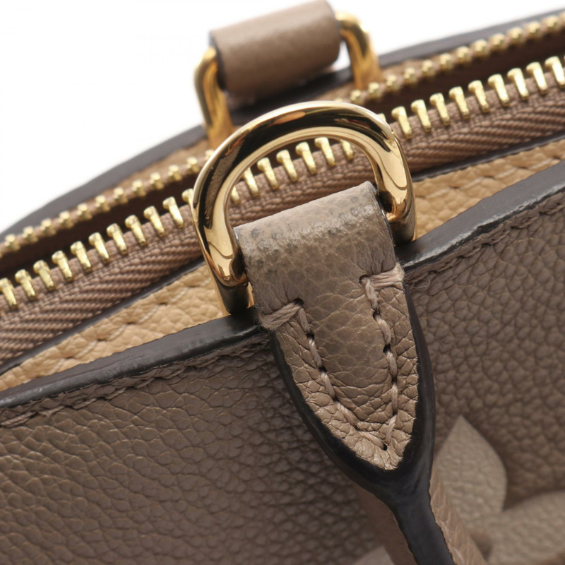 路易威登 Petit Palais PM 斜背包手提包 M58914 Monogram empreinte 米色-9