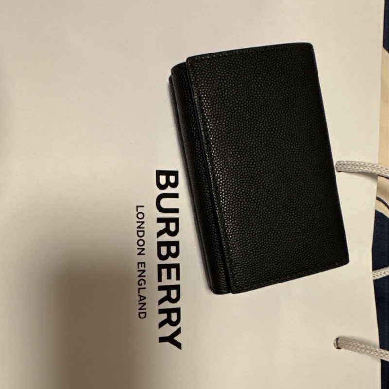 BURBERRY荔枝紋短夾-6