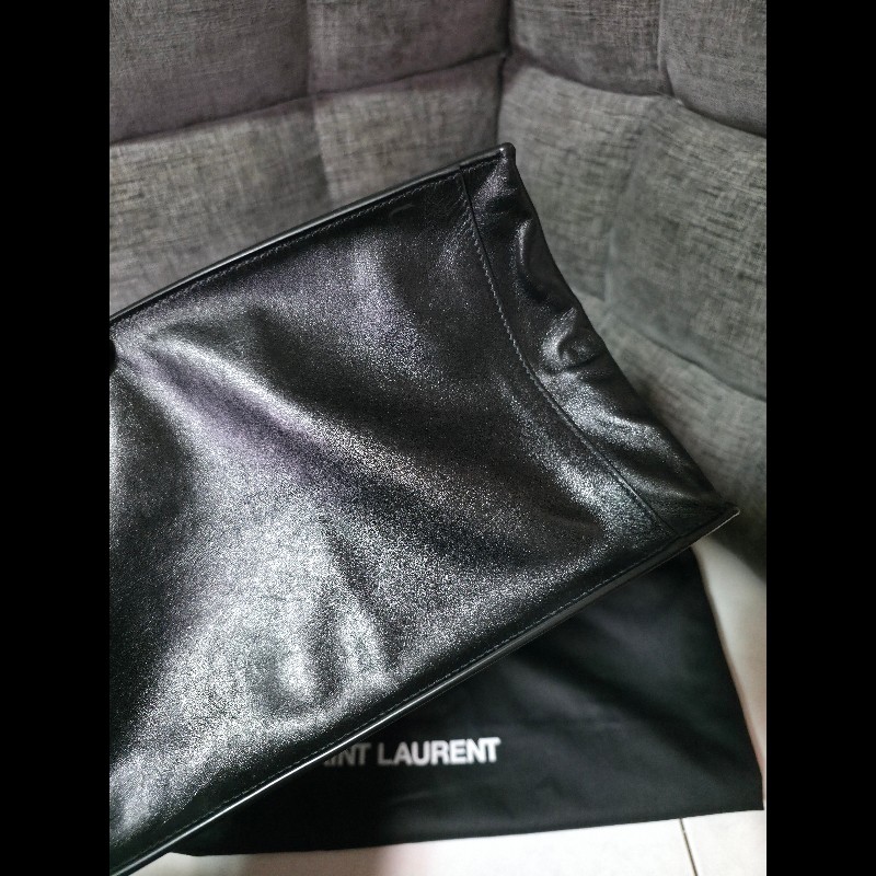 [全新] Saint Laurent YSL Rive Gauche 左岸皮革托特包-5