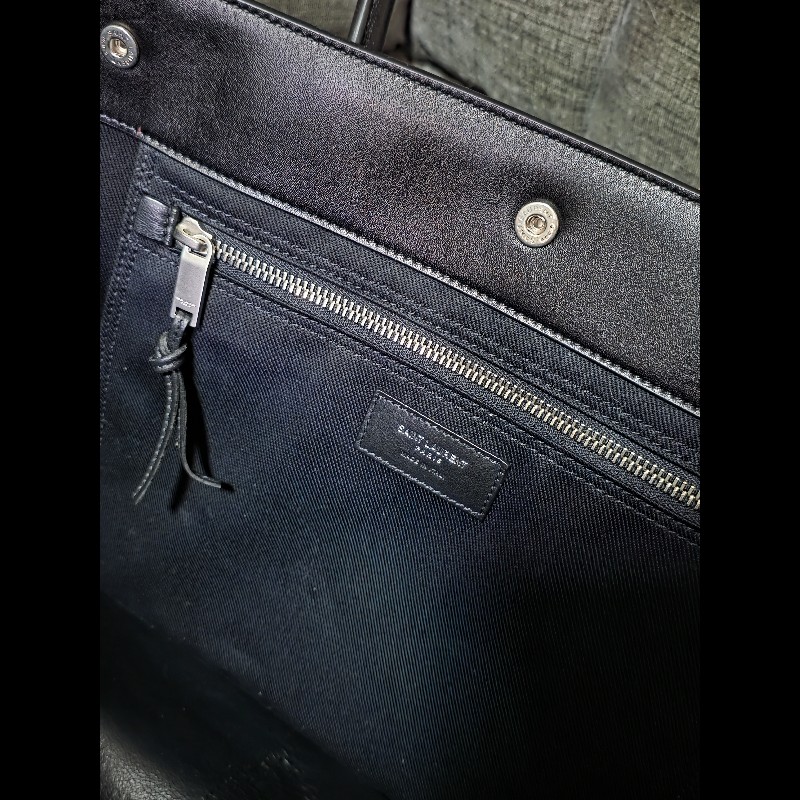 [全新] Saint Laurent YSL Rive Gauche 左岸皮革托特包-6