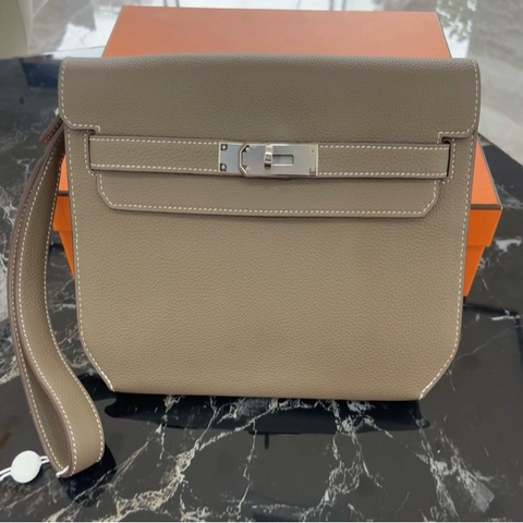 Hermes depeches25 大象灰银扣 Z刻 Togo