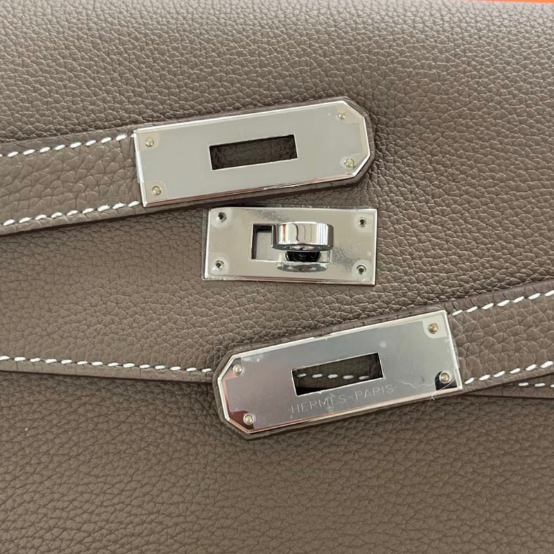 請先確認有貨再拍🩷 Hermes depeches25 大象灰银扣 Z刻 Togo-5