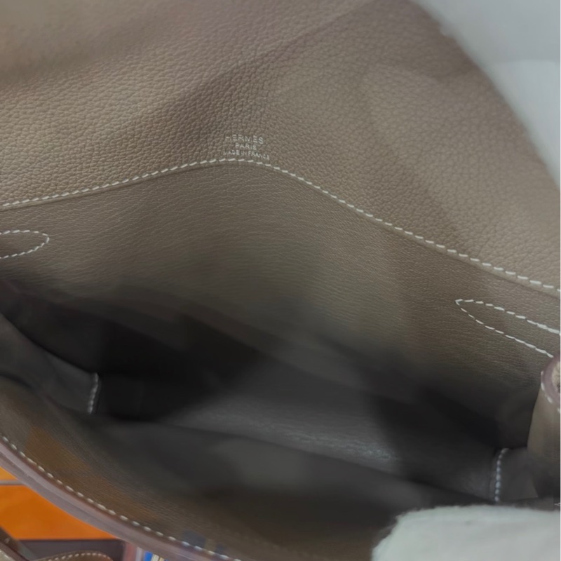 請先確認有貨再拍🩷 Hermes depeches25 大象灰银扣 Z刻 Togo-8