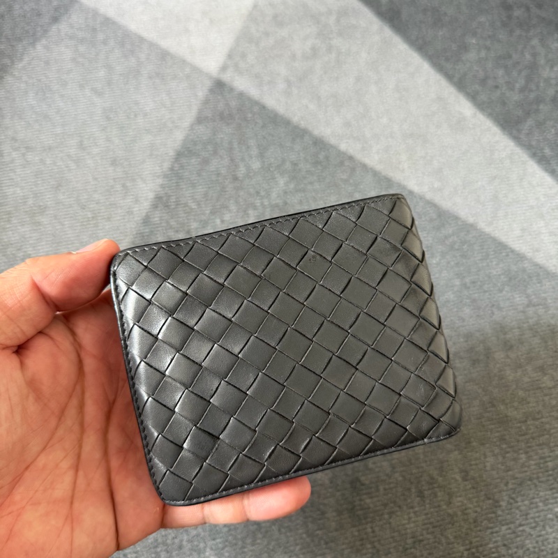 Bv經典灰色編織短夾-1