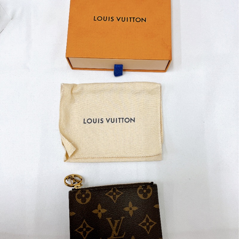 莉亞精品♡LV 對開短夾 綠 二手-14