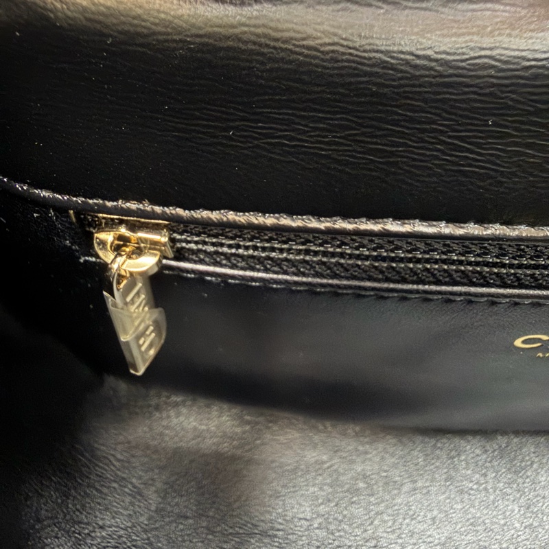 Chanel 24C 提把方胖 手提/斜揹 黑金-11