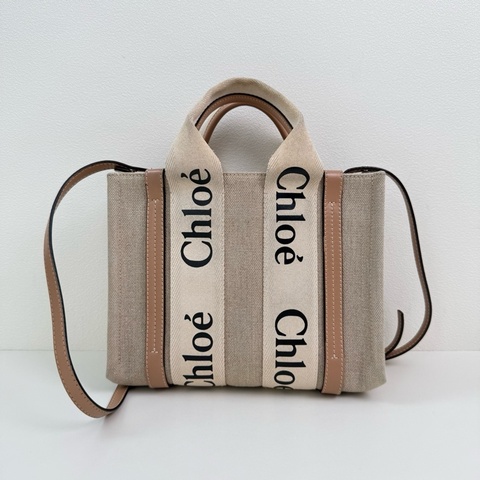 蔻依/Chloe Woody 帆布手提斜挎包