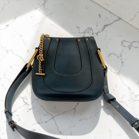 莉亞精品♡ Chloe 藍色小豬包 二手美包