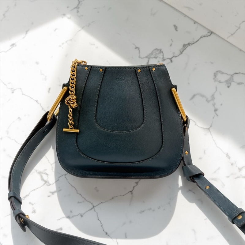 莉亞精品♡ Chloe 藍色小豬包 二手美包-0