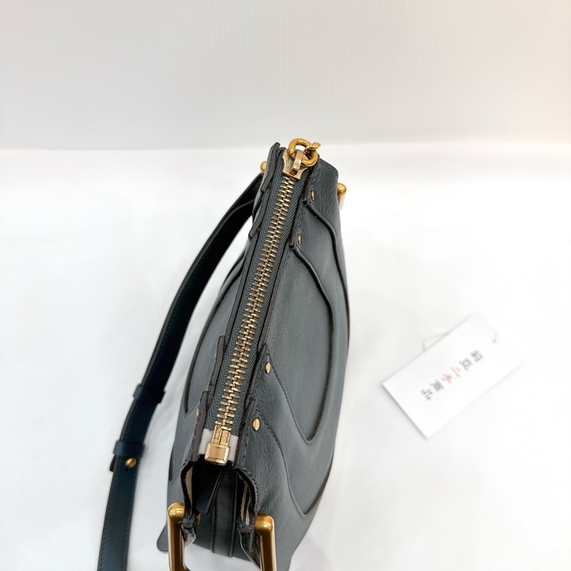 莉亞精品♡ Chloe 藍色小豬包 二手美包-4