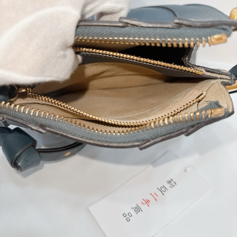 莉亞精品♡ Chloe 藍色小豬包 二手美包-12