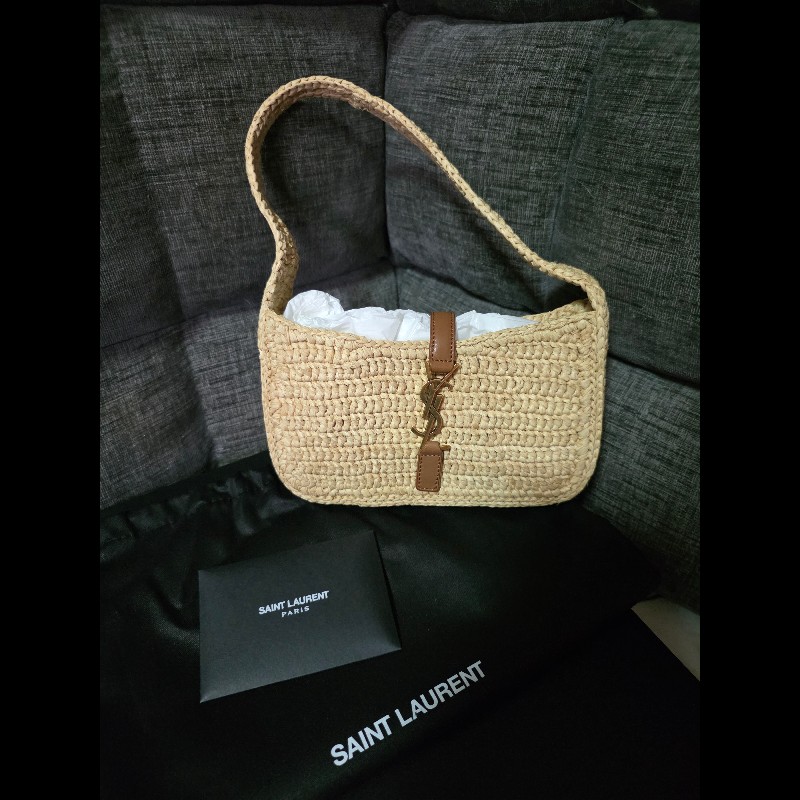 [全新] Saint Laurent YSL 5a7 Mini 草編包-0