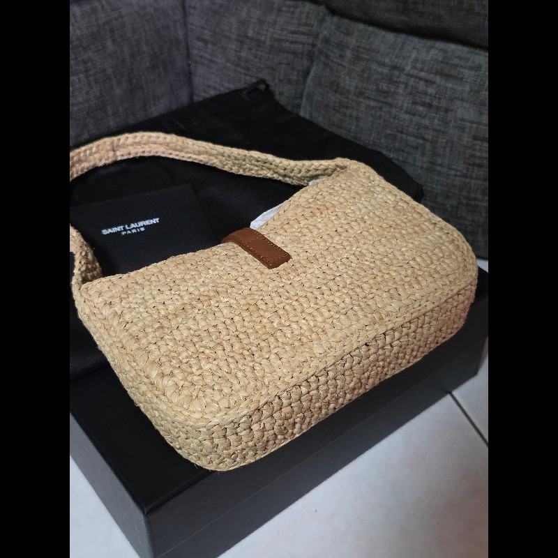 [全新] Saint Laurent YSL 5a7 Mini 草編包-2