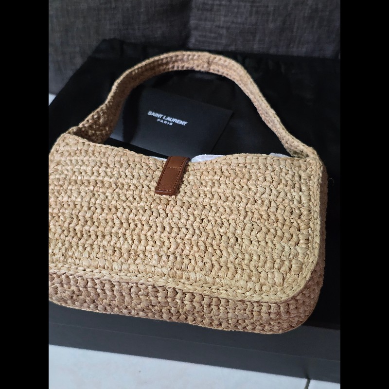 [全新] Saint Laurent YSL 5a7 Mini 草編包-3