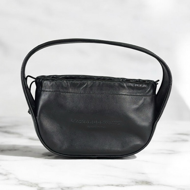 莉亞精品♡ Alexander Wang 皮革肩背包 二手美包-0