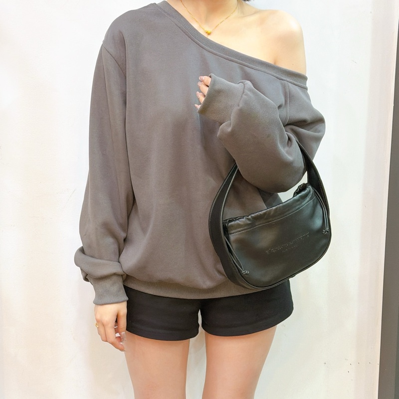 莉亞精品♡ Alexander Wang 皮革肩背包 二手美包-1