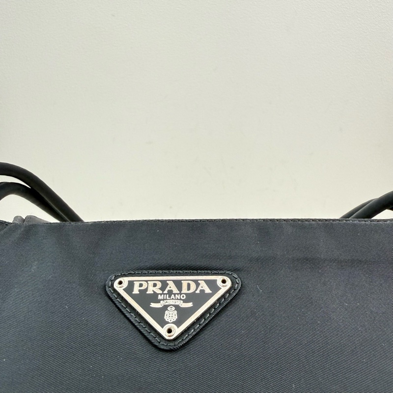 Prada/普拉達 黑色單肩包-8