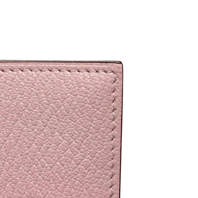 HERMES BÉARN SOUFFLET 長夾 淡粉色-8