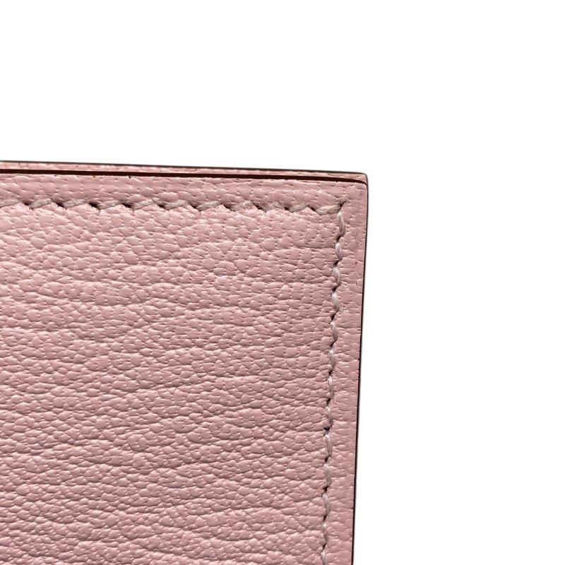HERMES BÉARN SOUFFLET 長夾 淡粉色-9