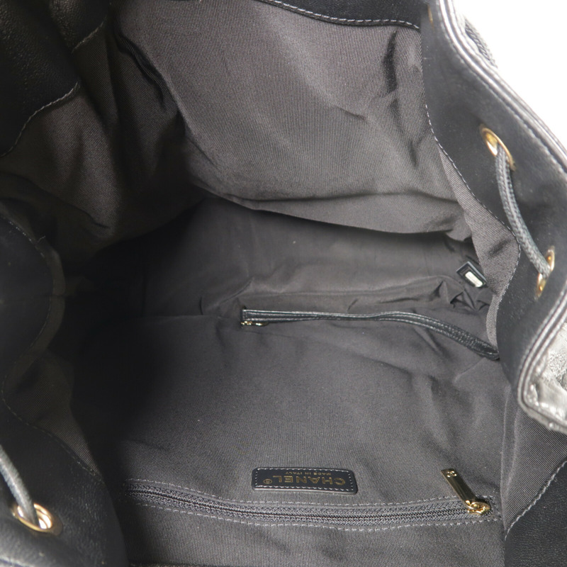 CHANEL 牛皮皮革Backpack背包-4