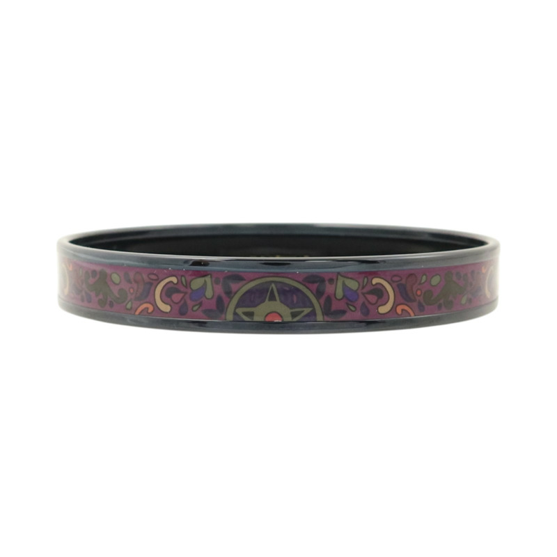 HERMES 金屬/琺瑯Enamel Narrow Bangle手鐲-2