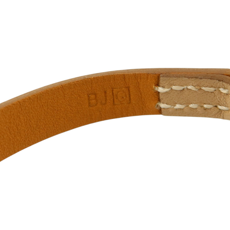 HERMES Swift皮革Rivale Mini Bracelet金扣手鏈-8