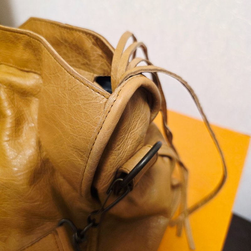 母親節特價 巴黎世家 招財 大地色 機車包 (Part Time款) 包身輕盈,肩背手提兩宜-22