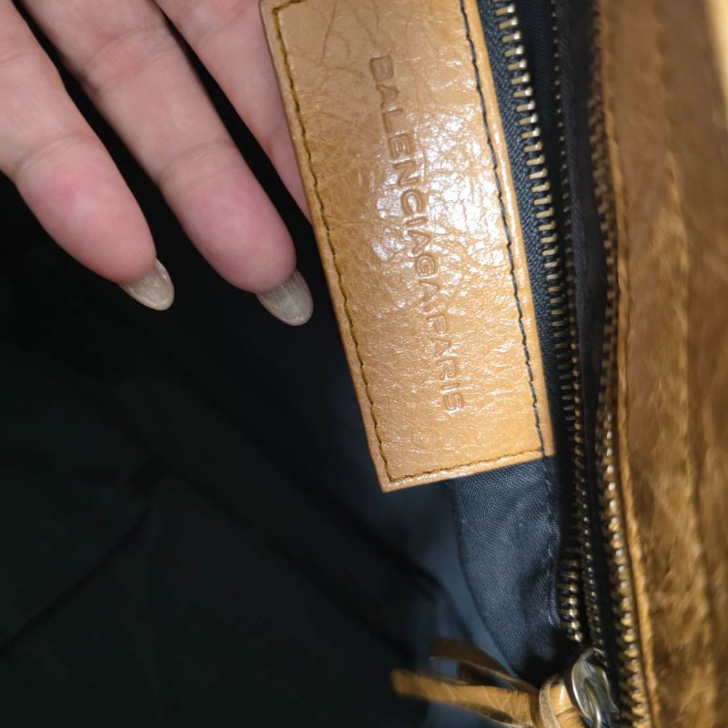 母親節特價 巴黎世家 招財 大地色 機車包 (Part Time款) 包身輕盈,肩背手提兩宜-28