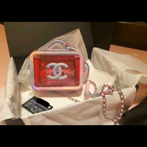 【絕版全新】Chanel 彩色透視 Vanity Case 相機包 ‧ 專櫃正品 ‧ 實拍現貨