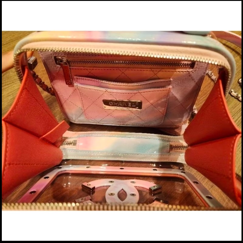 【絕版全新】Chanel 彩色透視 Vanity Case 相機包 ‧ 專櫃正品 ‧ 實拍現貨-3