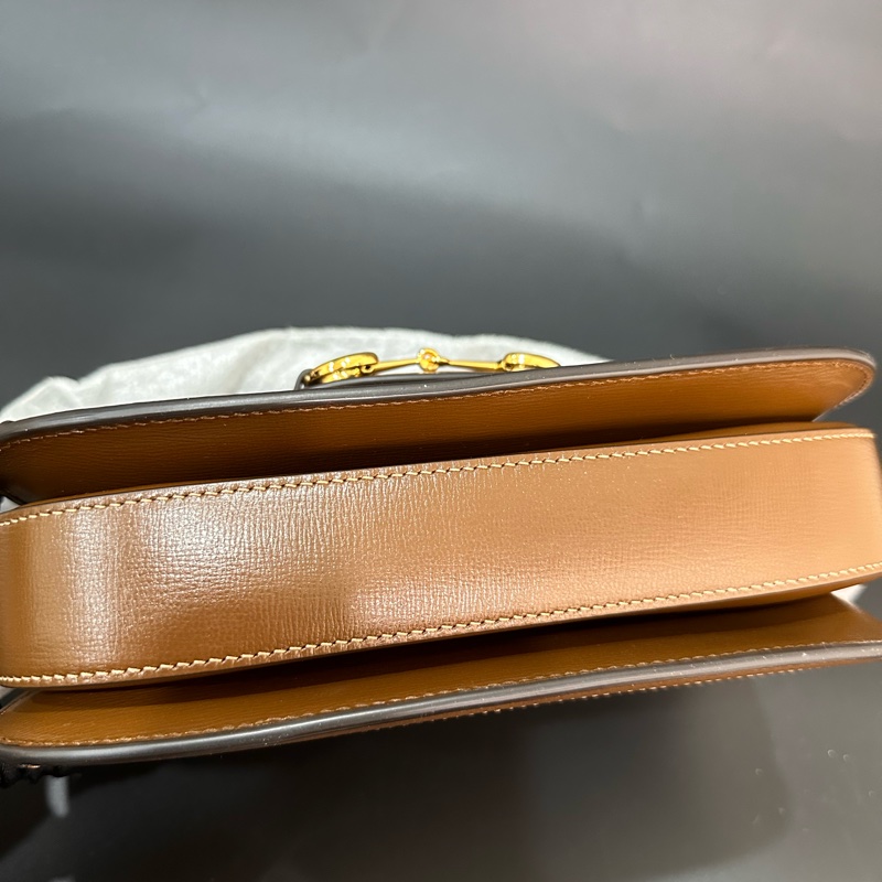 GUCCI 1955Horsebit 馬銜扣肩背包-4