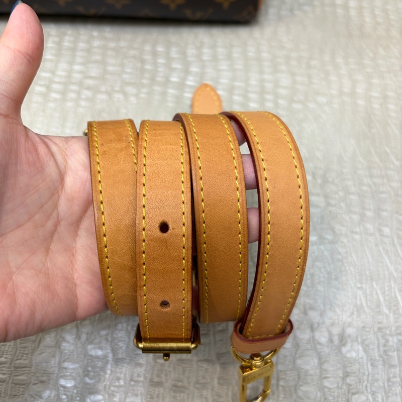 LV 原花金釦Speedy 25手提斜背包M41113-8