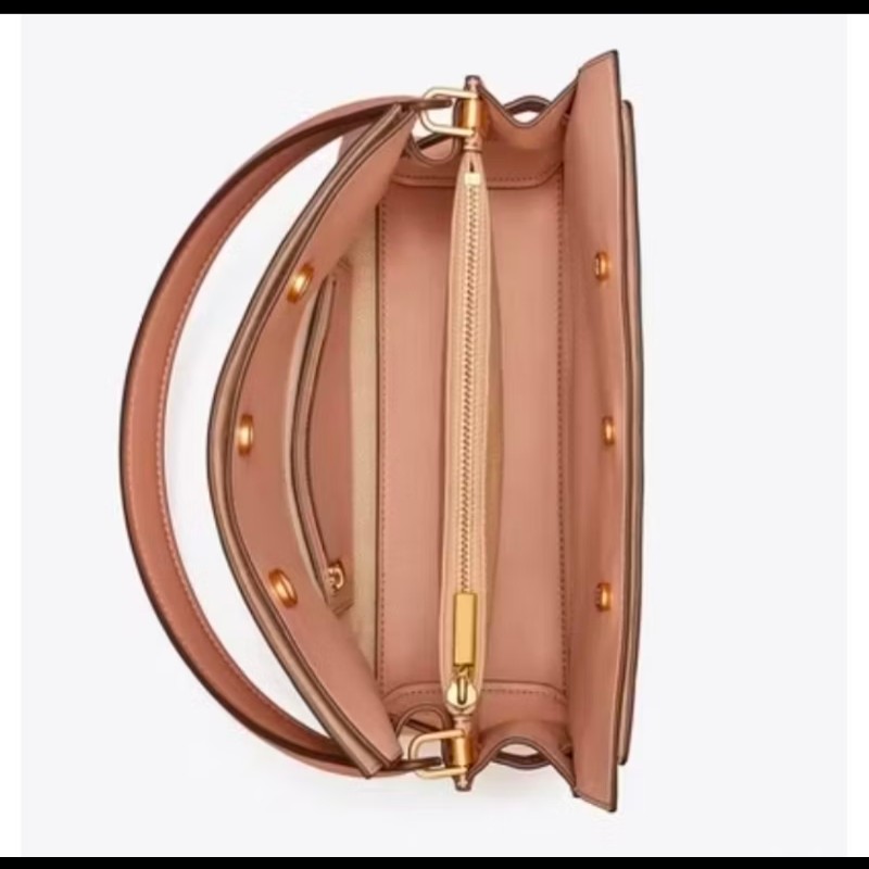 Tory Burch LEE RADZIWILL SMALL DOUBLE BAG粉色小號/九成五新-2