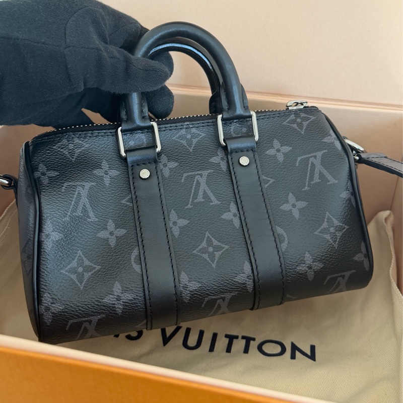 #已停產 Louis Vuitton Keepall xs 黑武士-1
