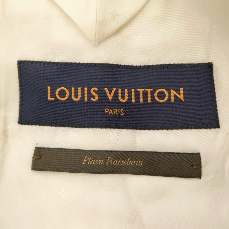 Louis Vuitton ivory double breasted blazer jacket 44 西裝外套-3