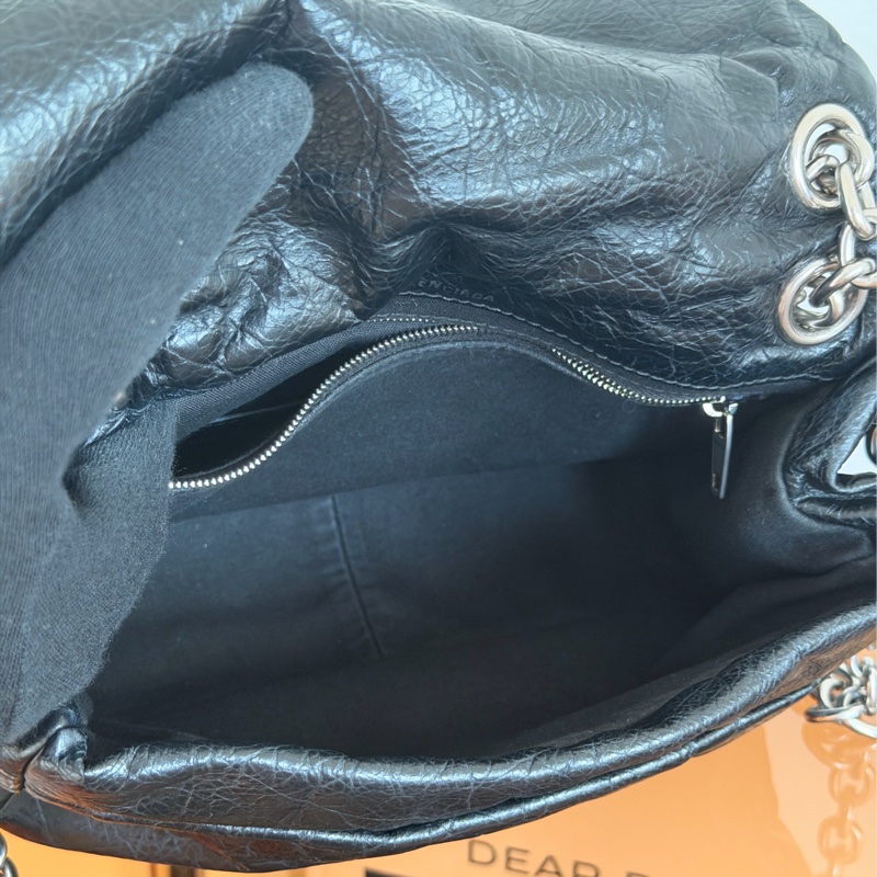 #小紅書爆款 Balenciaga Monaco Mini 黑銀 枕頭包-20