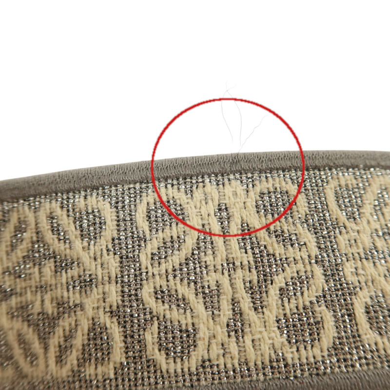 LOEWE 帆布/牛皮皮革Anagram Bag Shoulder Strap銀扣肩帶-10