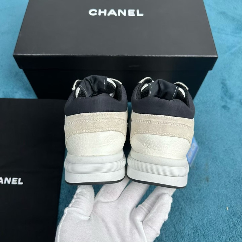 Chanel香奈兒黑白熊貓雙C運動鞋 37.5碼-3