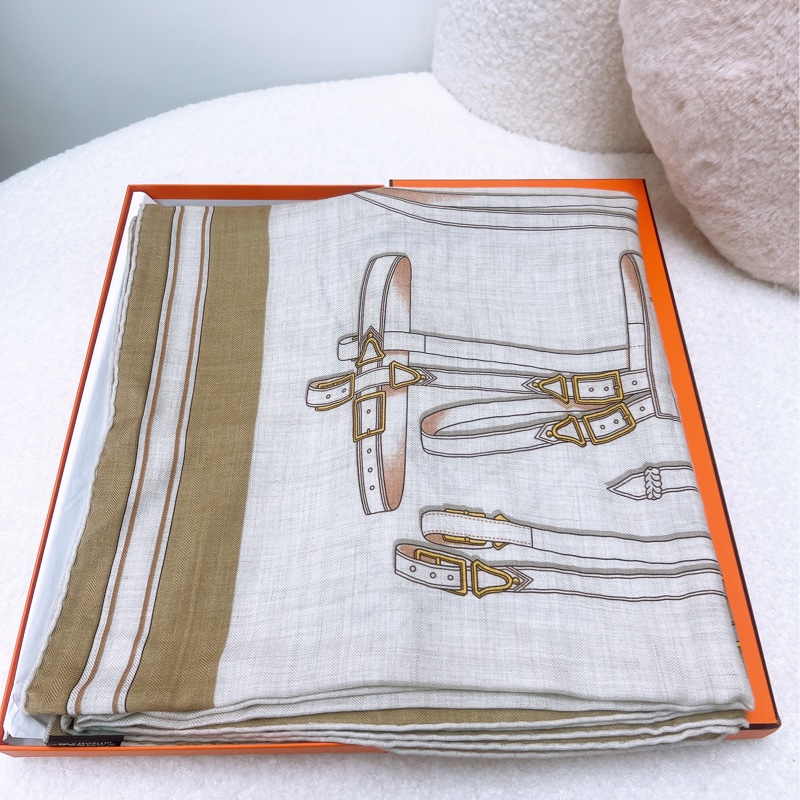 全新 Hermes shawl 絲巾披肩 140 lettres equestres-2