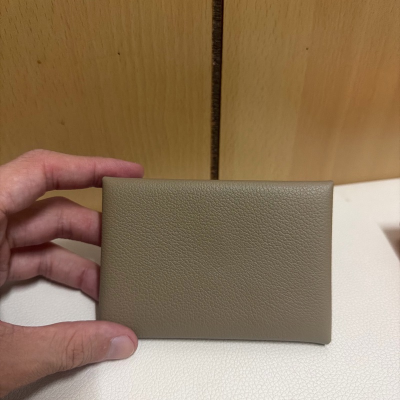 愛馬仕Calvi Duo Beige Marfa Evercolor皮 2024年 W刻-7