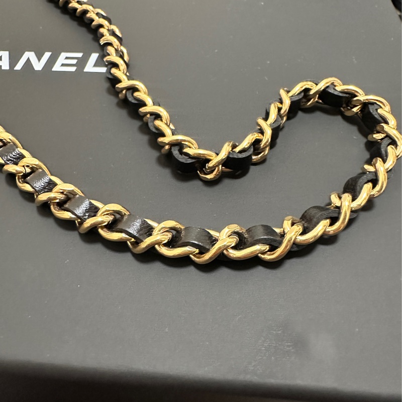 香奈兒 Chanel woc 小羊皮 經典黑金-13