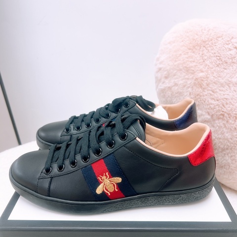 閒置 Gucci ace 蜜蜂黑色運動鞋/休閒鞋