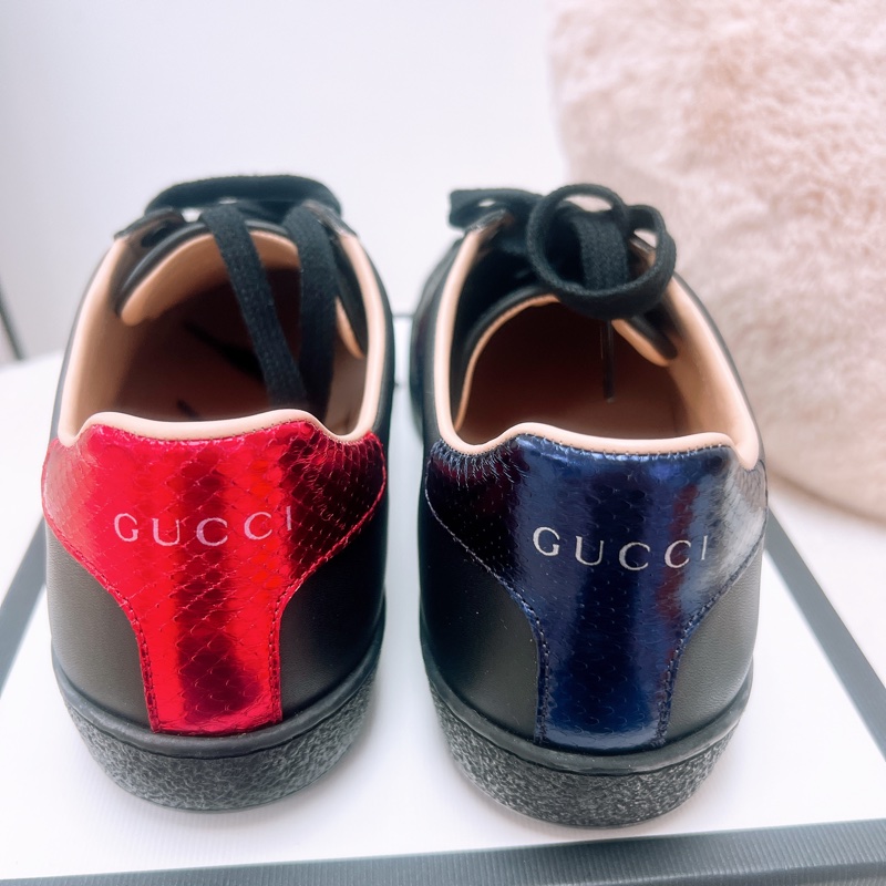 閒置 Gucci ace 蜜蜂黑色運動鞋/休閒鞋-3