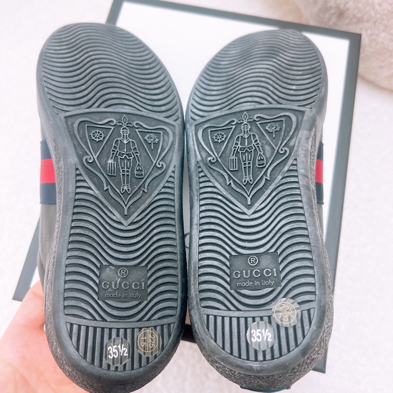 閒置 Gucci ace 蜜蜂黑色運動鞋/休閒鞋-7