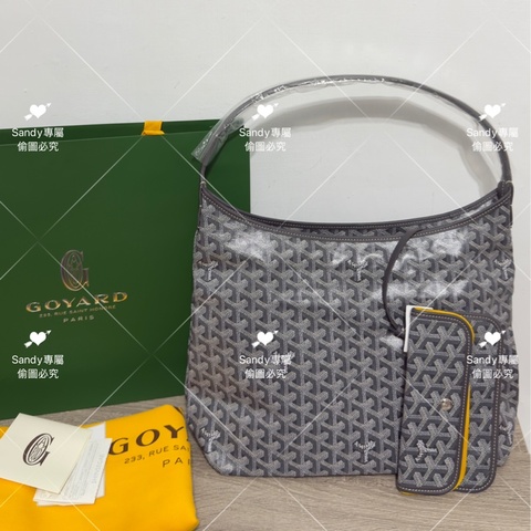Goyard hobo 灰色 全新全配