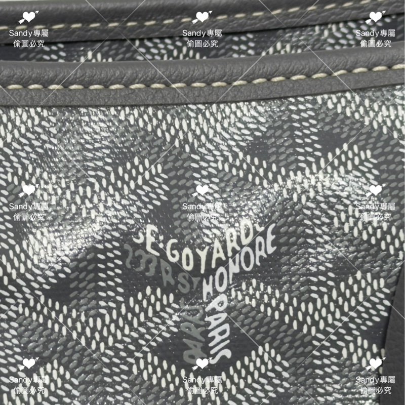 Goyard hobo 灰色 全新全配-1